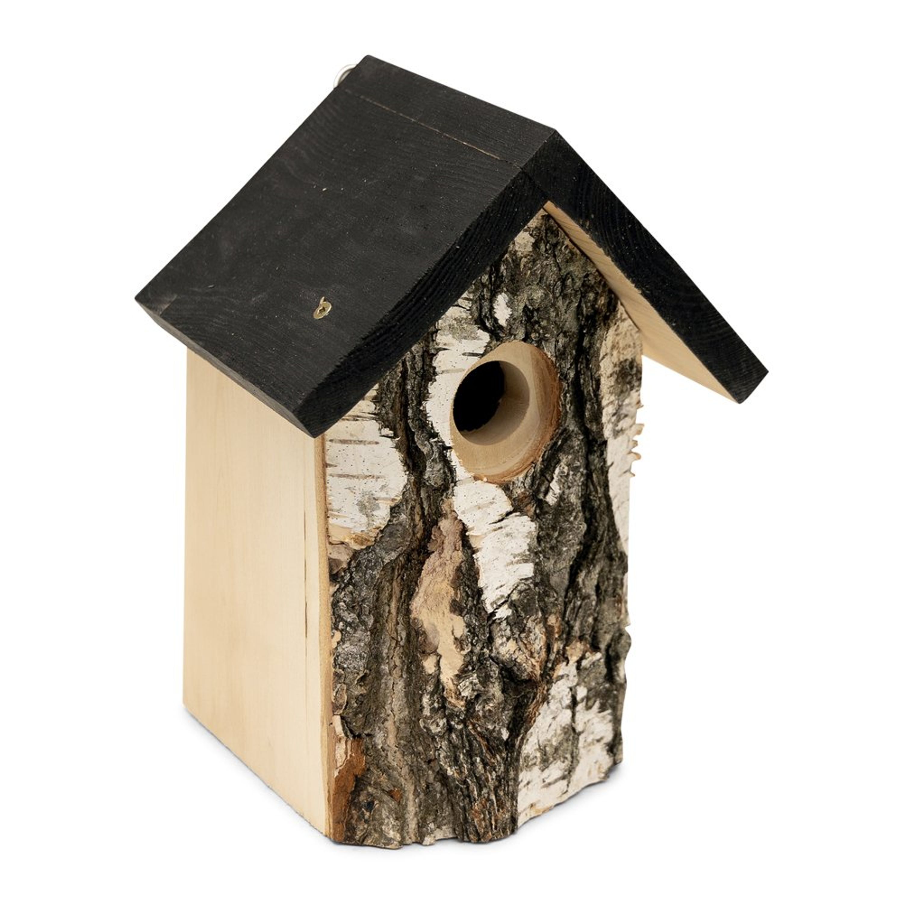 Birken-Nistkasten „Kingston“ 32 mm | Vogelhaus Birkenholz | CJ Wildlife